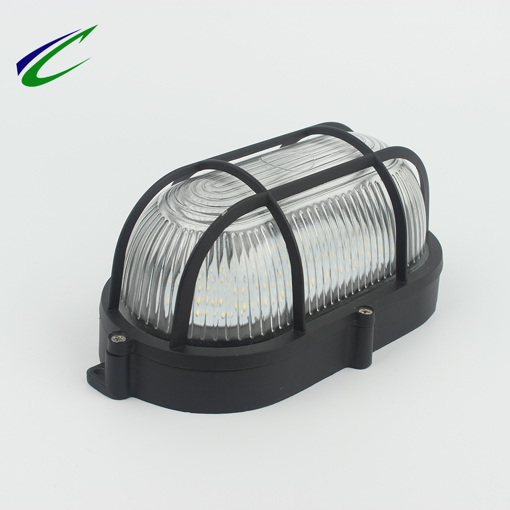 Black LED Bulkhead light Ellipsoid energy saving led outdoor weatherproof lamp