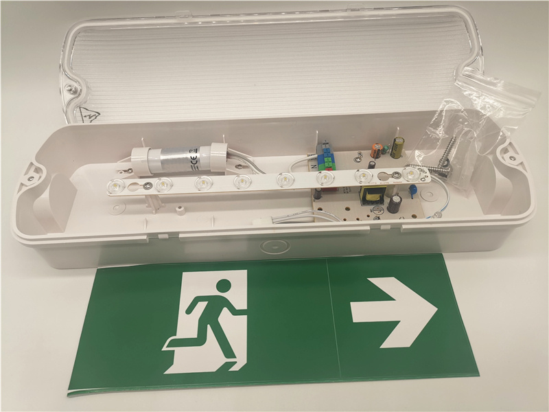 IP65 LED Self-Contained Emergency Safety & Exit Sign